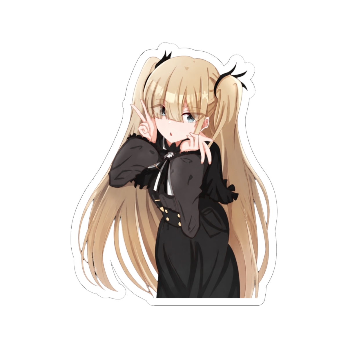 Erna Spy Room Anime Girl Waifu Playful Black Outfit | Spy Classroom - alternate angle 1, merchandise