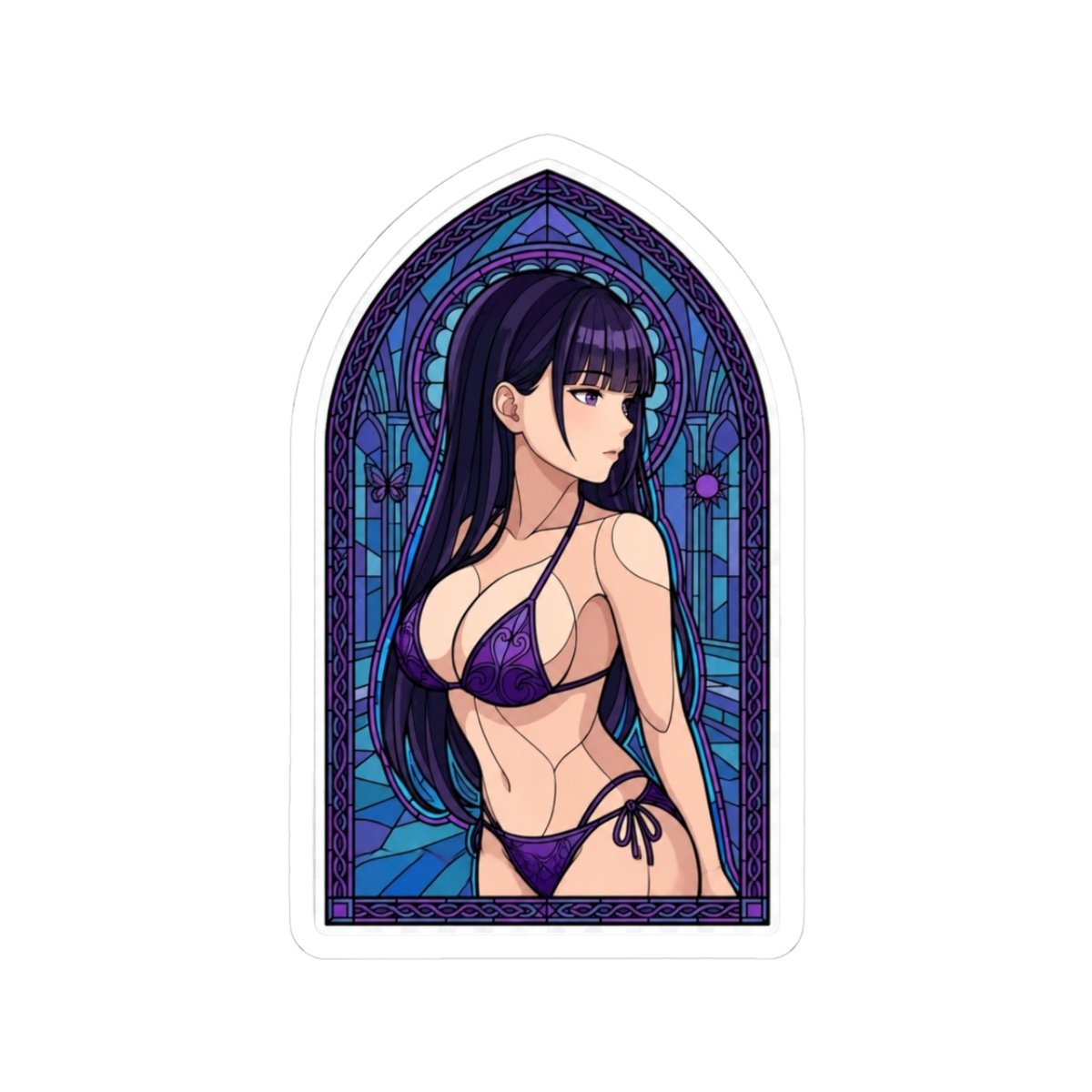 Thea Spy Classroom Stained Glass Violet Spy Mood