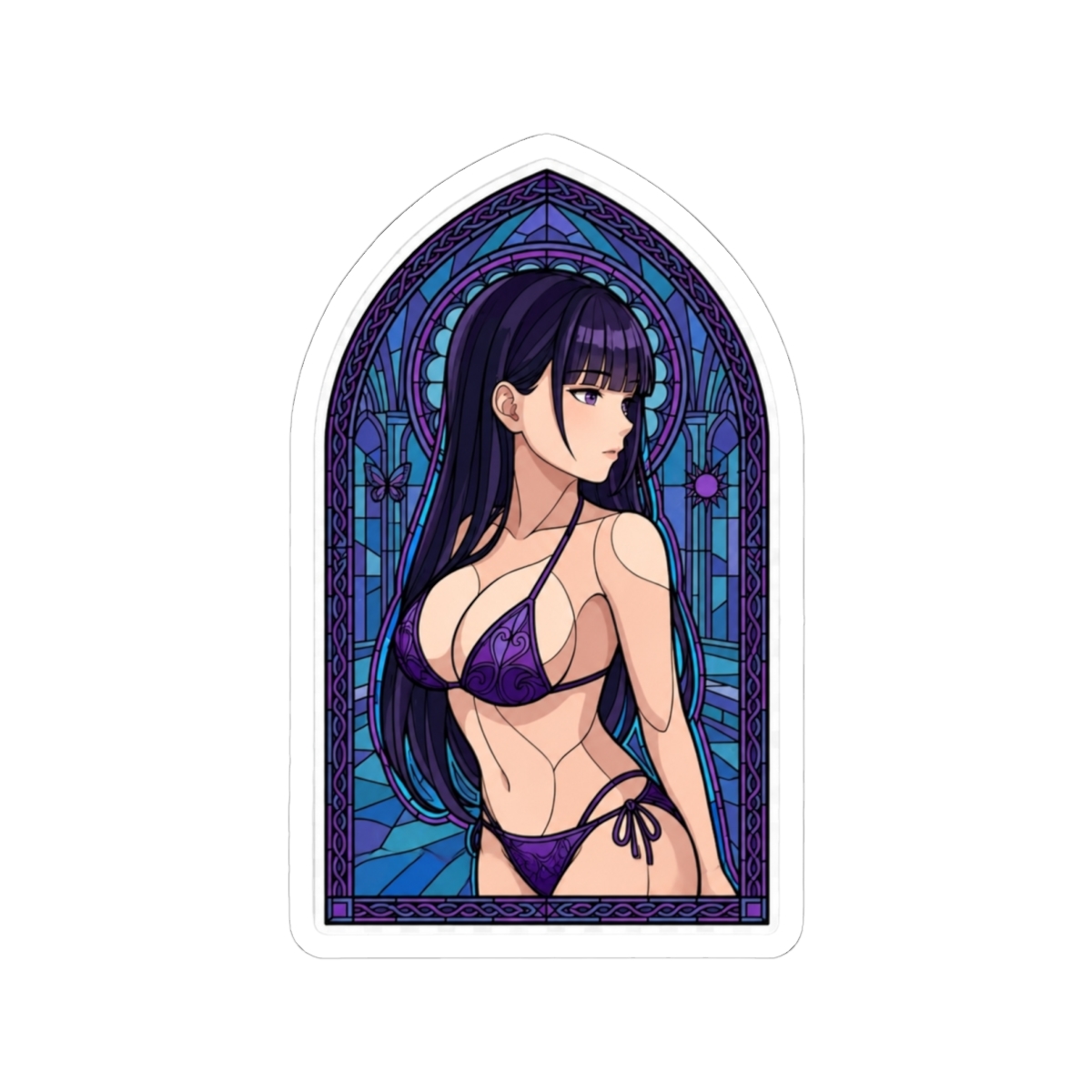 Thea Spy Classroom Stained Glass Violet Spy Mood